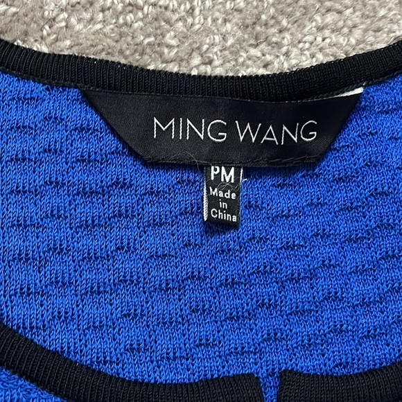 Ming Wang Women’s Blue Sweater Cardigan Size PM - Picture 2 of 13